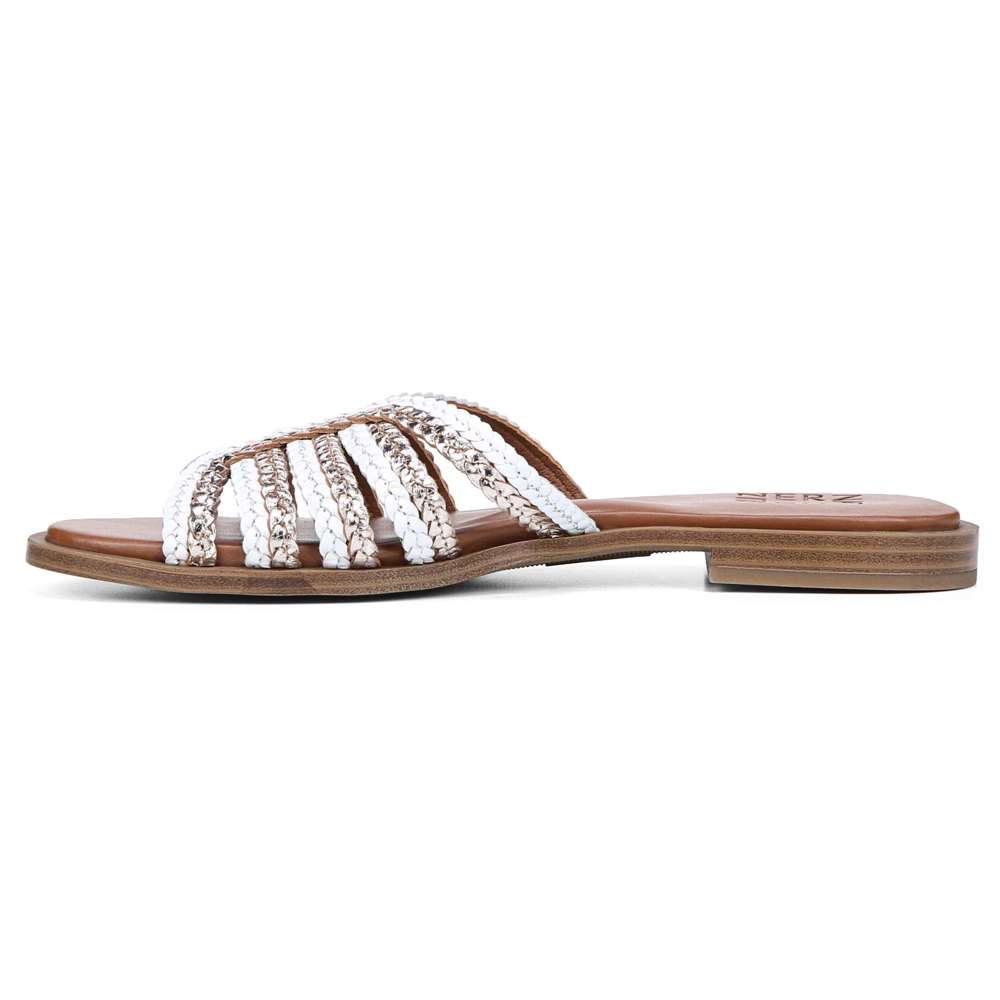Lane Slide - White Multi