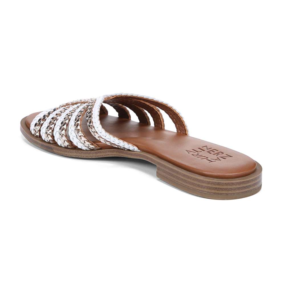 Lane Slide - White Multi