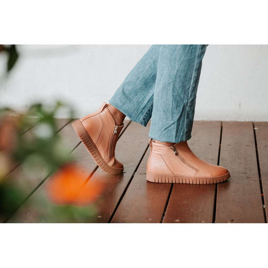 Lifestyle image for Leni Zip Boot - Fawn