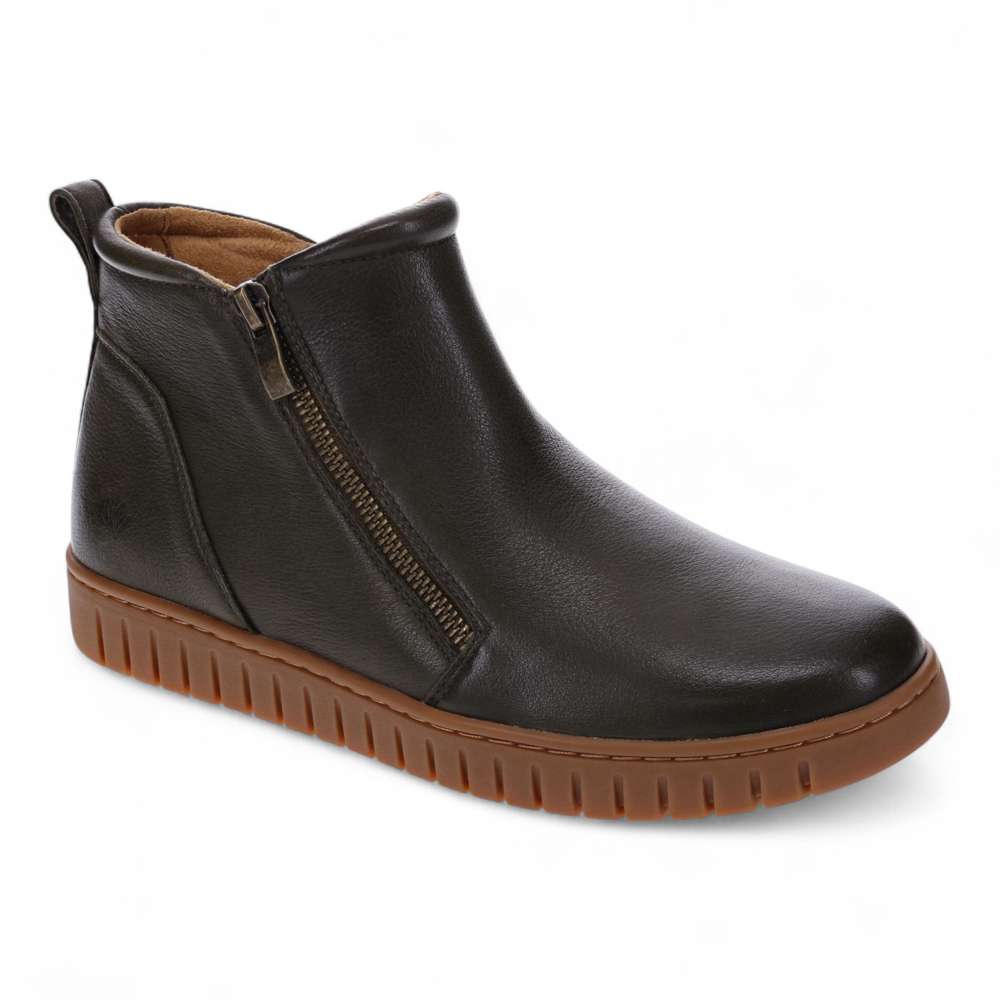Leni Zip Boot - Olive