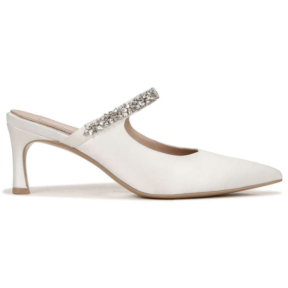 Liefde Pump - Silk White Satin