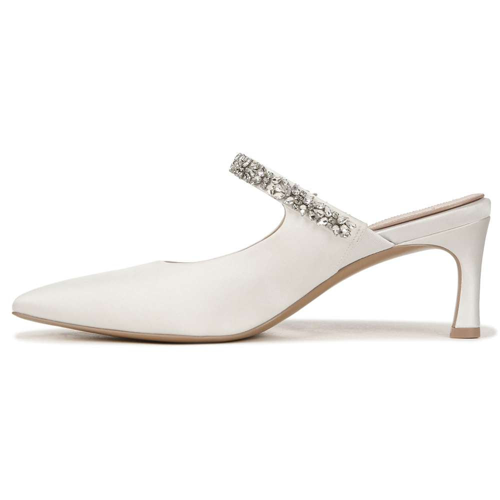 Liefde Pump - Silk White Satin