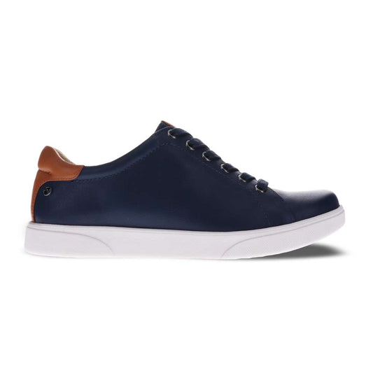 Limoges Lace-Up Casual Sneaker - Blue French/Cognac