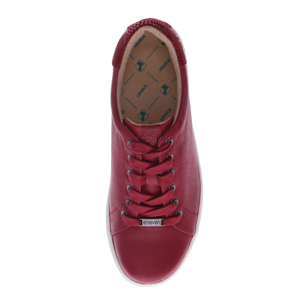 Limoges Lace-Up Casual Sneaker - Cherry French/Lizard