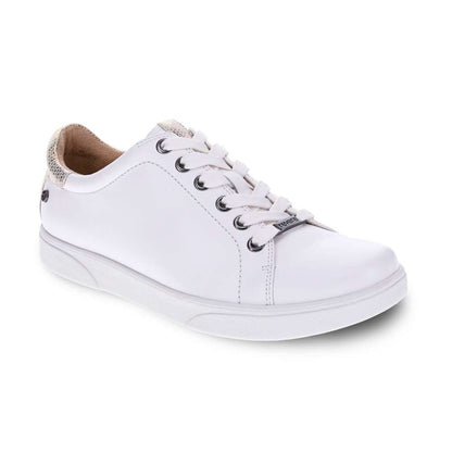 Limoges Lace-Up Casual Sneaker - Coconut/Metallic Interest