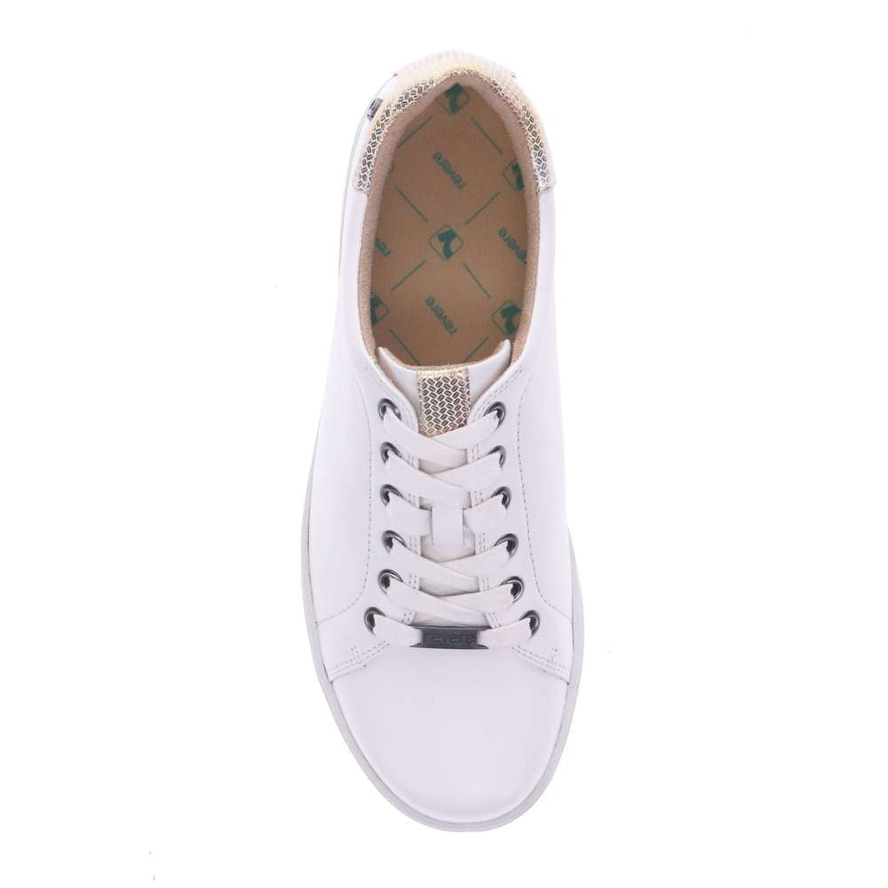 Limoges Lace-Up Casual Sneaker - Coconut/Metallic Interest