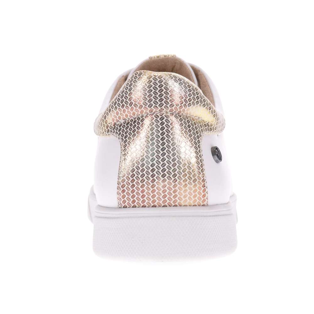 Limoges Lace-Up Casual Sneaker - Coconut/Metallic Interest