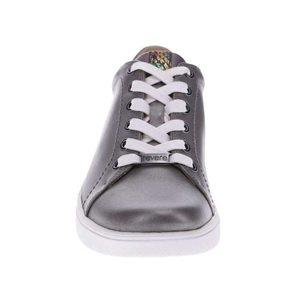 Limoges Lace-Up Casual Sneaker - Slate/Peacock Python