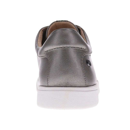 Limoges Lace-Up Casual Sneaker - Slate/Peacock Python