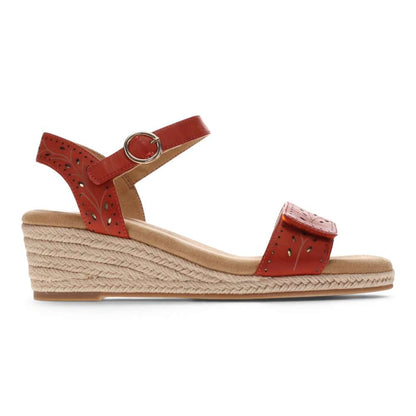Melissa II Wedge Sandal - Burnt Orange