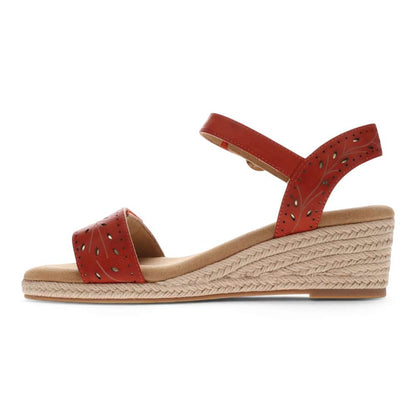 Melissa II Wedge Sandal - Burnt Orange