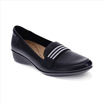 Monte Carlo Wedged Loafer - Black