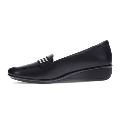 Monte Carlo Wedged Loafer - Black