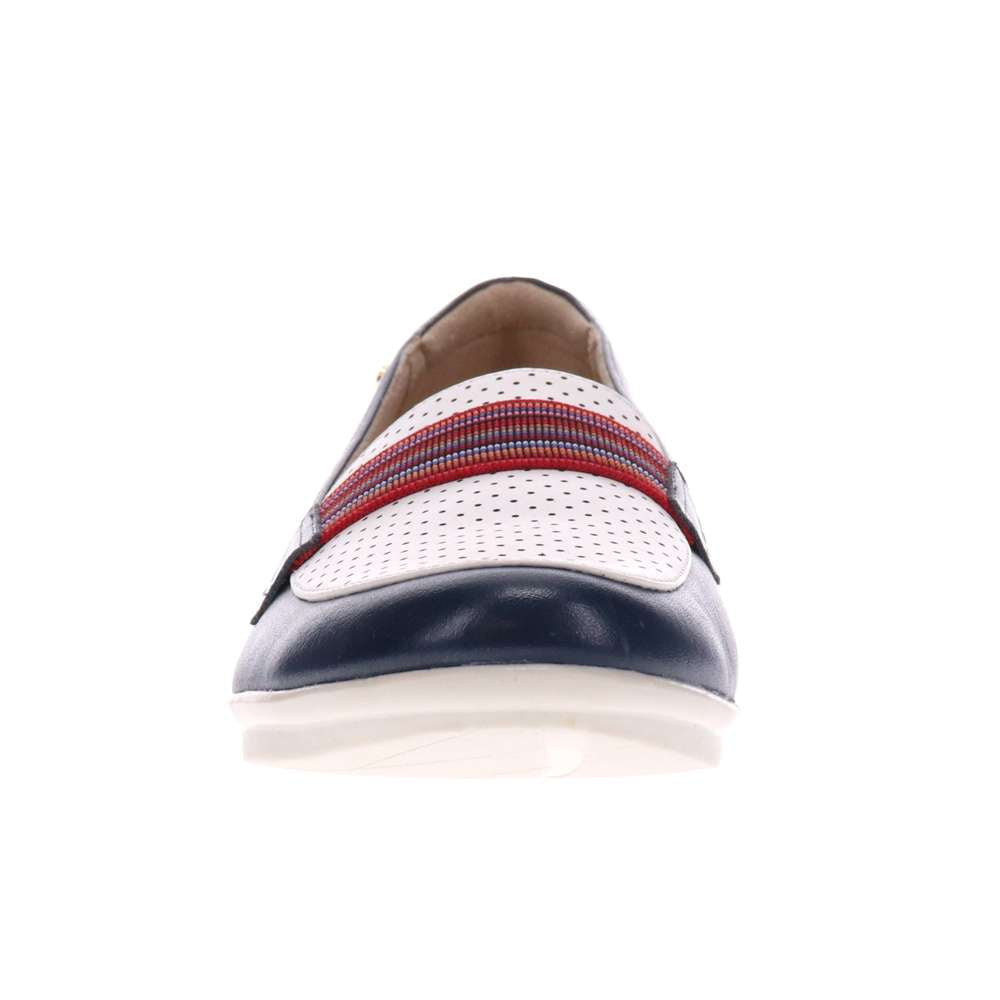 Monte Carlo Wedged Loafer - Blue French