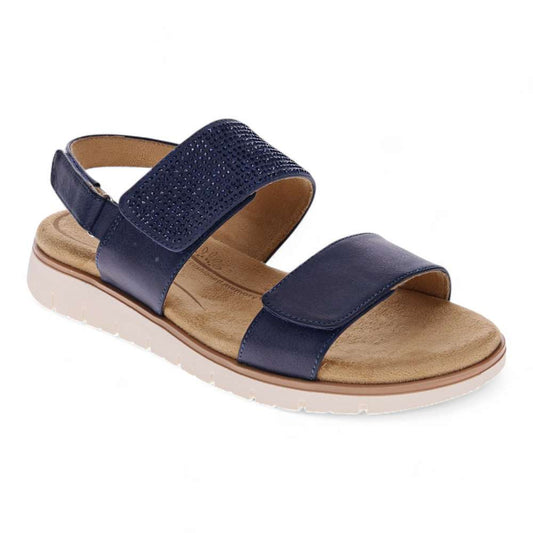 Nancy Slingback Sandal - Navy