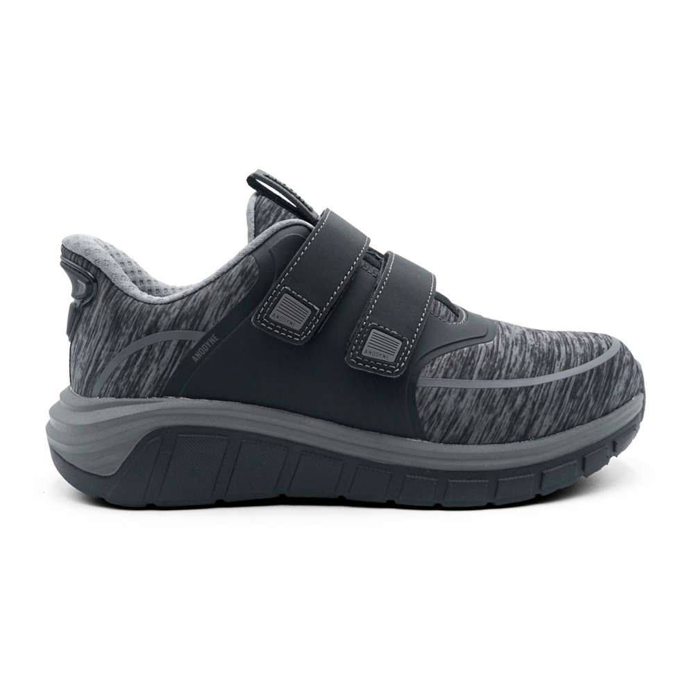 No. 77 v2 Double Depth Sport Walker W/ Heel Assist - Black/Grey