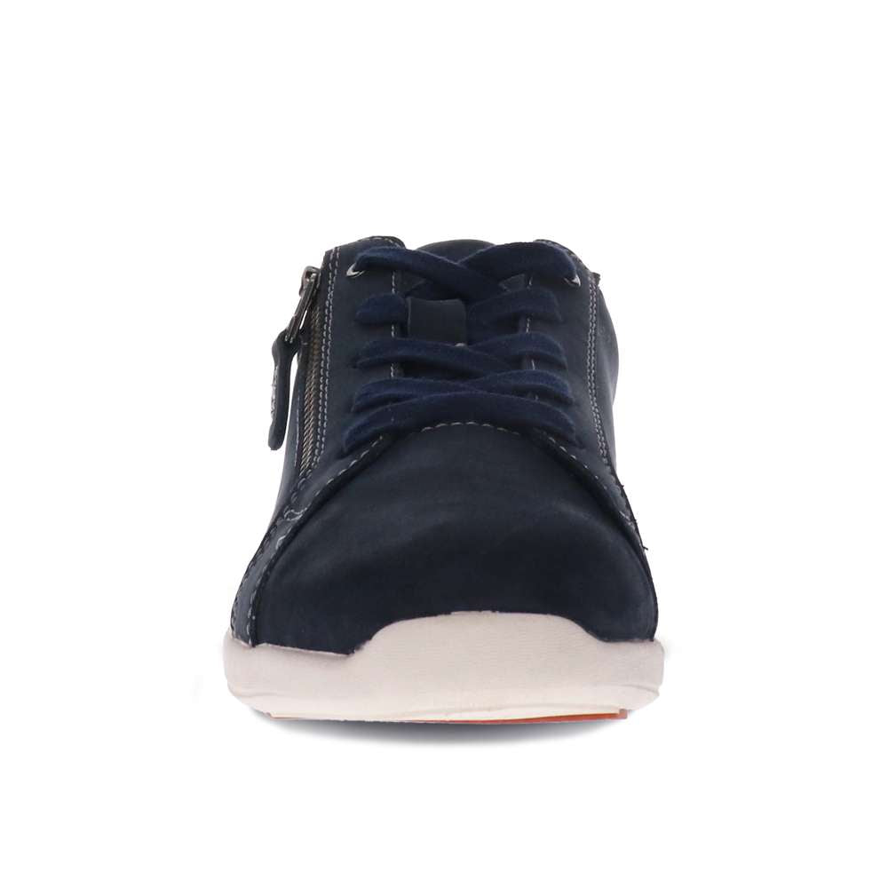 North Zip Casual Sneaker - Navy Nubuck