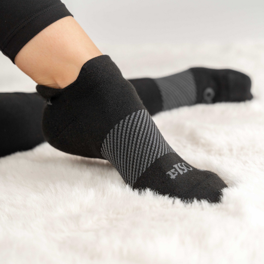Lifestyle image for No Show Wicked Comfort Socks - Black