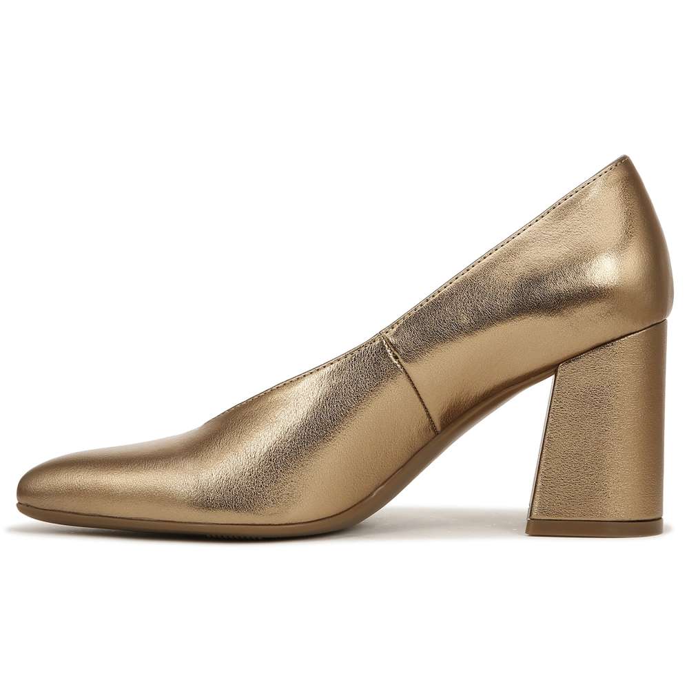 Paden Block Heel - Bronze Pearl