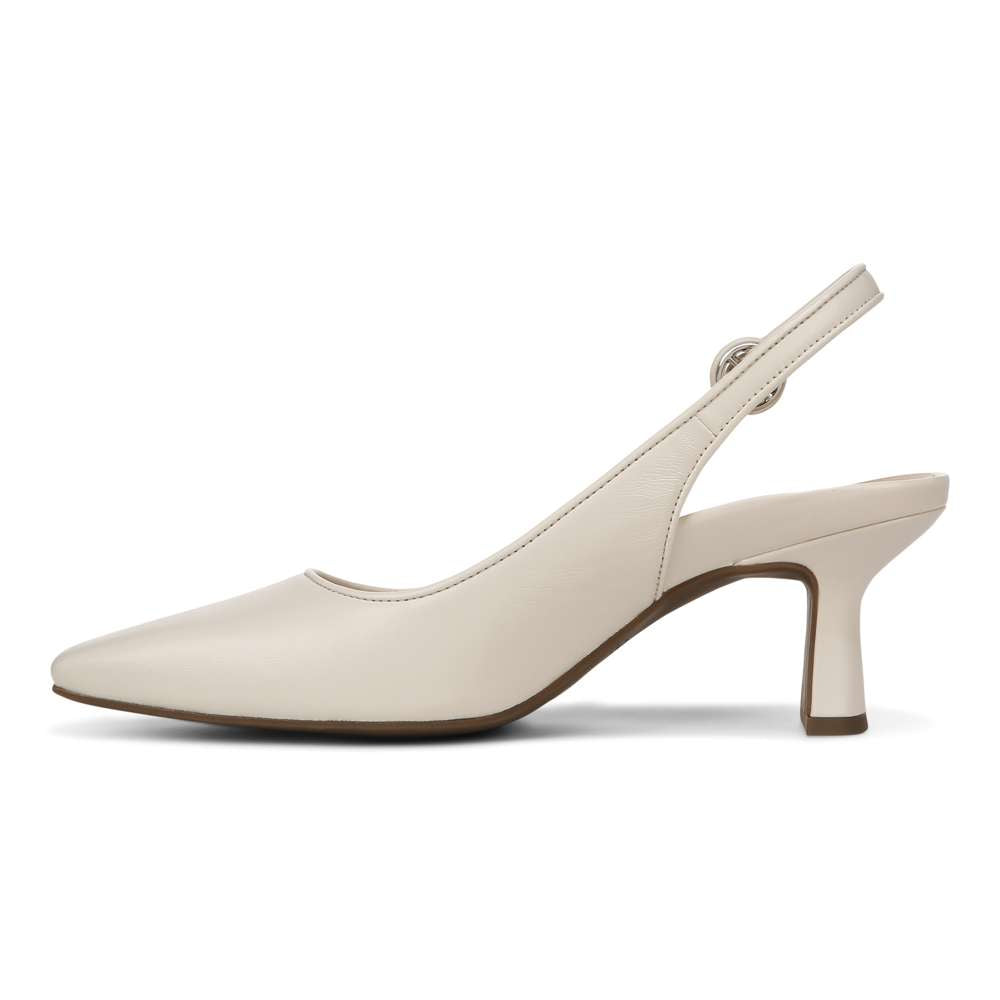 Perris Slingback Heel - Cream