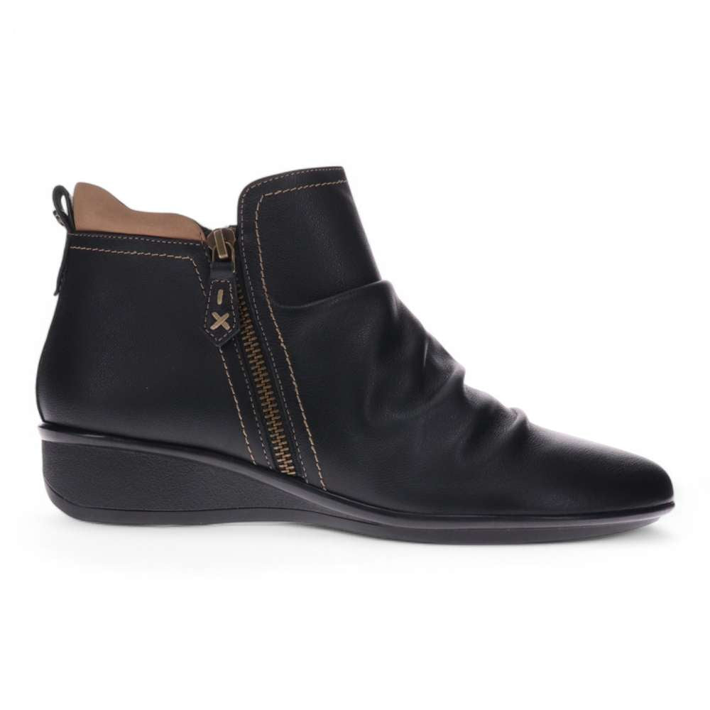 Plymouth Boot - Black/Toffee