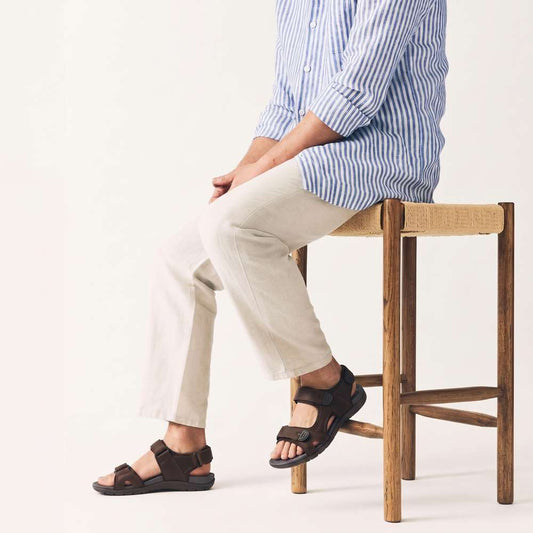 Lifestyle image for Power Back Strap Sandal - Brown