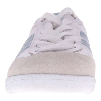 Ramona Lace-Up Casual Sneaker - White/Blue
