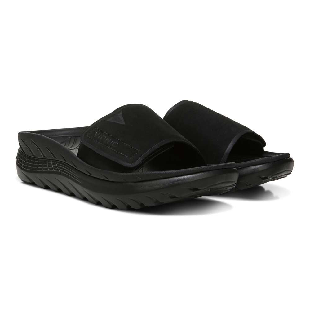 Rejuvenate Recovery Sandal - Black/Black