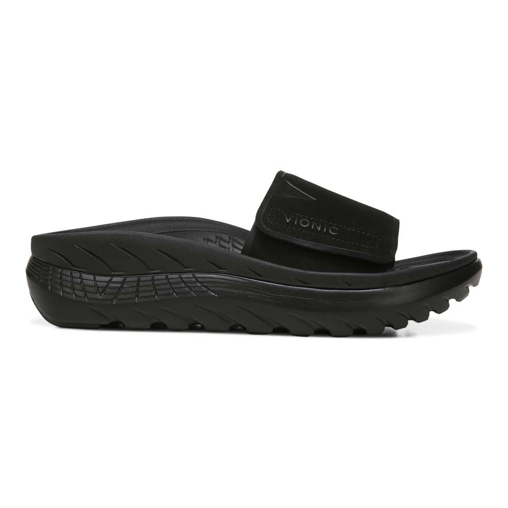 Rejuvenate Recovery Sandal - Black/Black