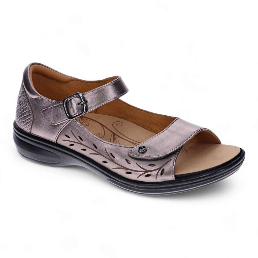 Lagos Sandal - Gunmetal