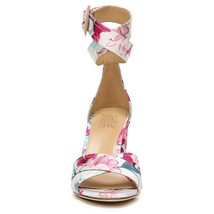 Rinna Heeled Sandal - Pink Floral