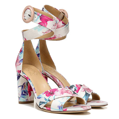 Rinna Heeled Sandal - Pink Floral