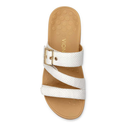 Rio Platform Sandal - White Snake
