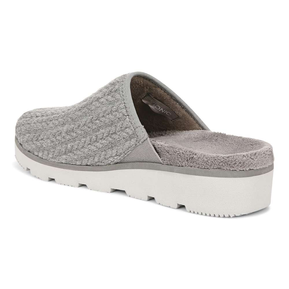 Sakura Mule Slipper - Slate