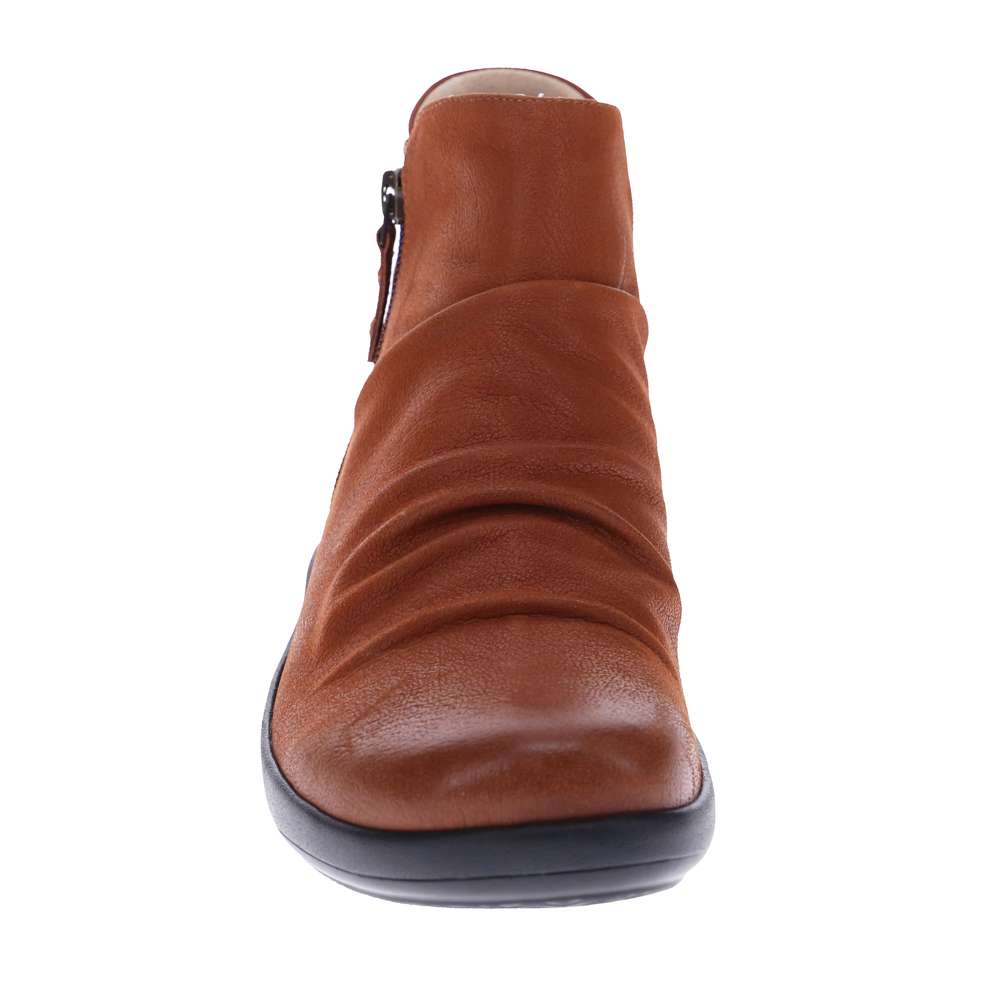 Salzburg Zip Ankle Boot - Cognac