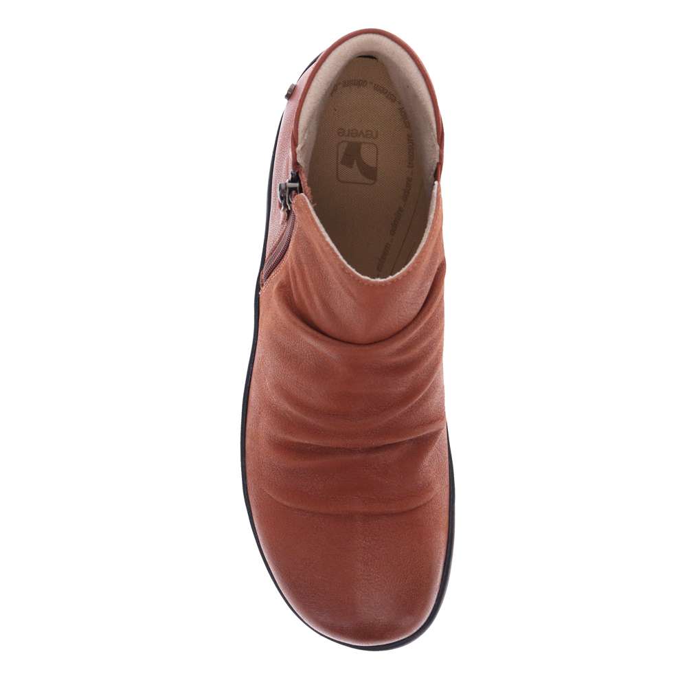 Salzburg Zip Ankle Boot - Cognac