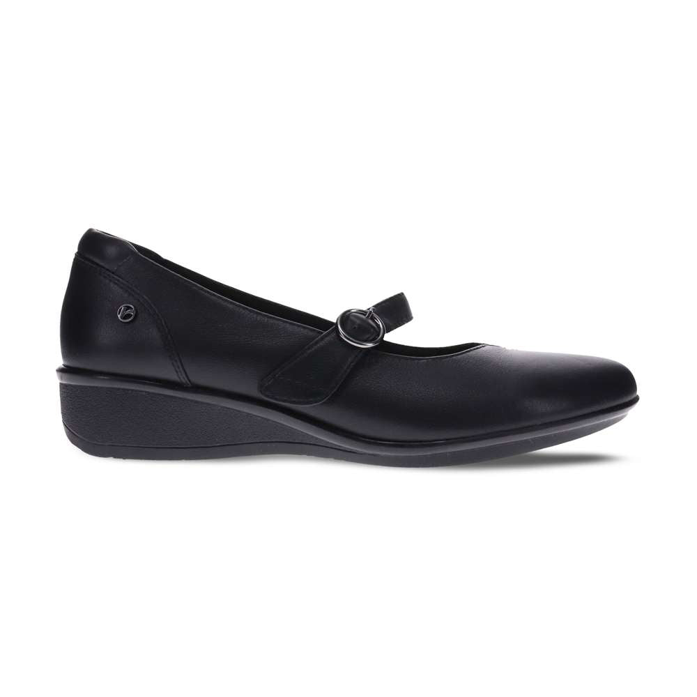 Sicily Wedged Mary-Jane - Black French