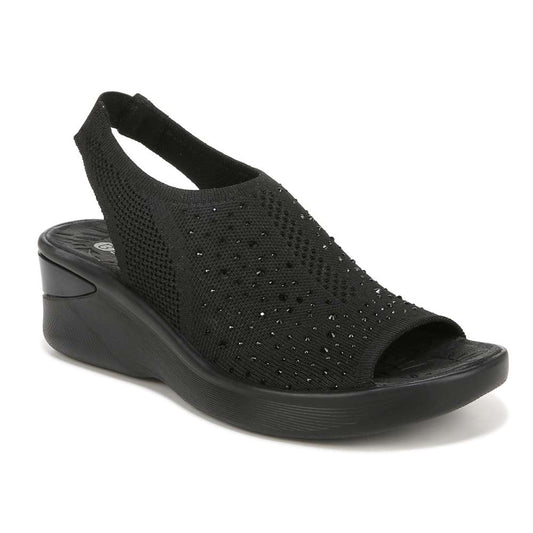 Sicily Wedged Mary-Jane - Black