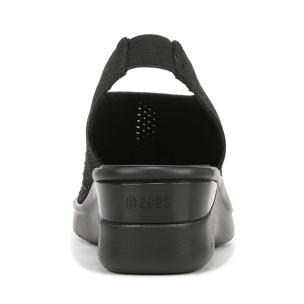 Sicily Wedged Mary-Jane - Black