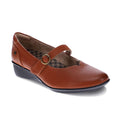 Sicily Wedged Mary-Jane - Cognac