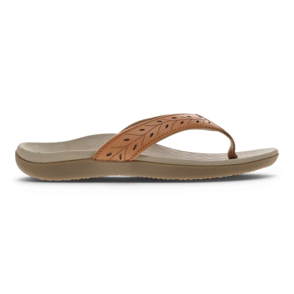 Sonoma Perf Toe Post Sandal - Fawn