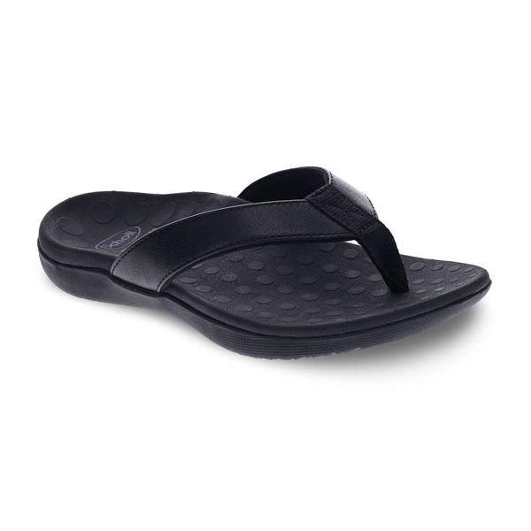 Sonoma Smooth Toe Post Sandal - Black