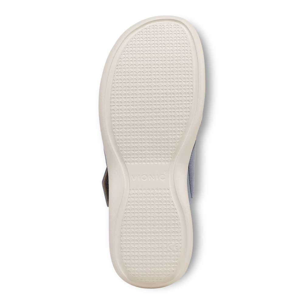 Starla Slide - Blue French
