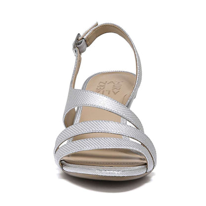 Taimi Heeled Sandal - Silver Pearl