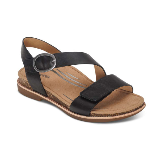 Tamara Strapped Sandal - Black