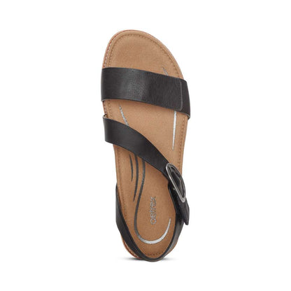 Tamara Strapped Sandal - Black