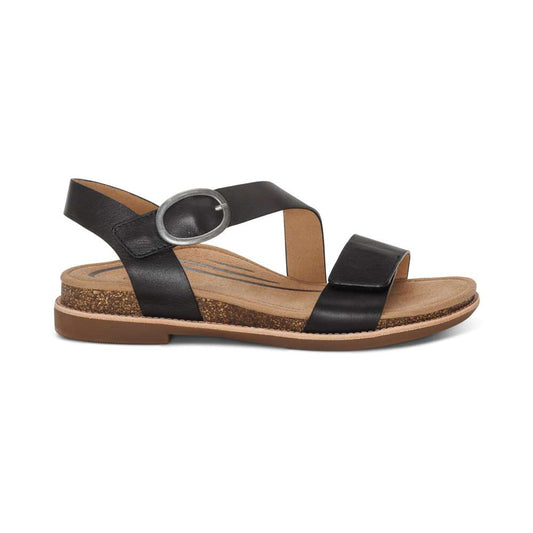 Tamara Strapped Sandal - Black