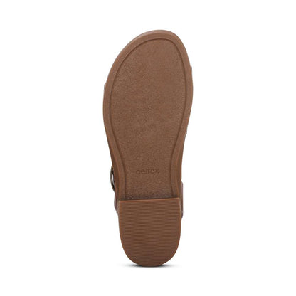 Tamara Strapped Sandal - Walnut