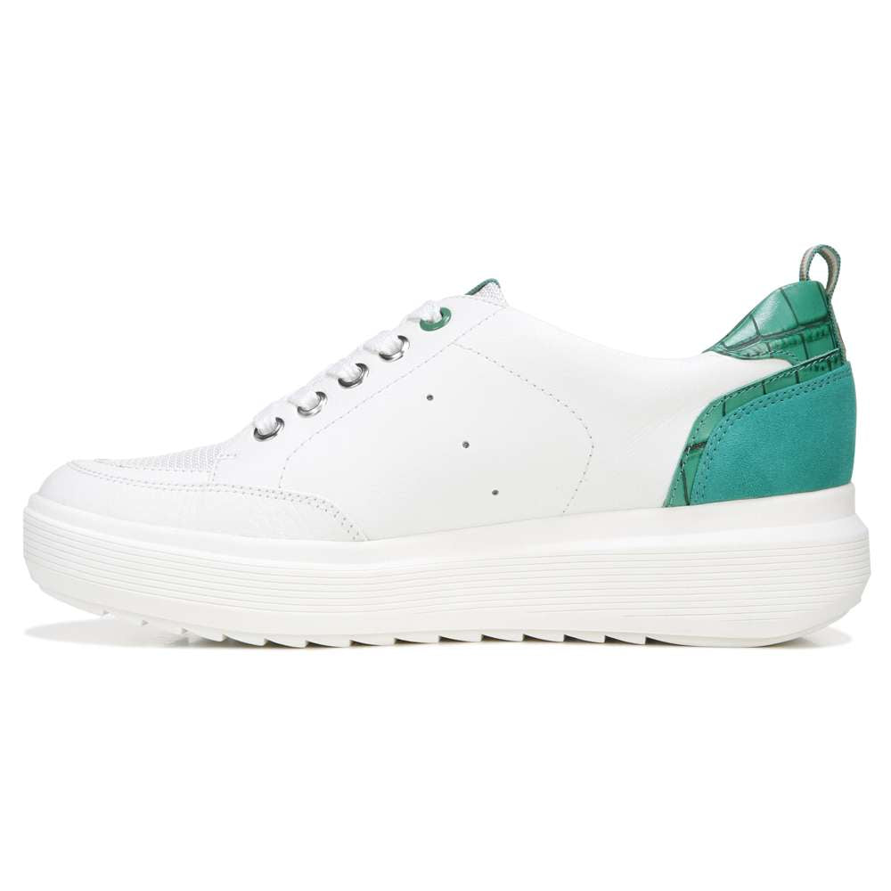 Tilda Lace-Up Sneaker - Green/White