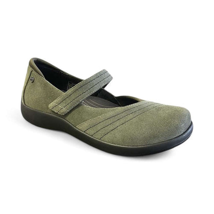 Timaru Mary-Jane - Moss Suede